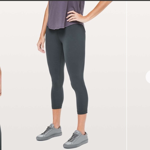 Lululemon 🍋 Lululemon Align Crop *21" - Color: Melanite (First Release) - Picture 1 of 9